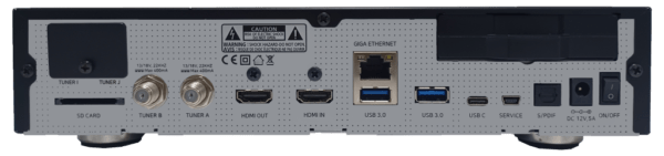 GigaBlue UHD Quad 4K Pro Enigma2 ontvanger met Dual FBC DVB-S2X én Dual DVB-C/T2 tuner - Afbeelding 5