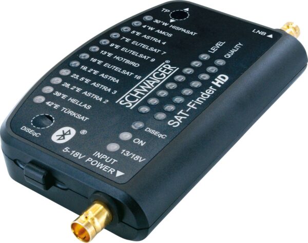 Schwaiger SF9003BT Digitale Sat Finder HD met Bluetooth®